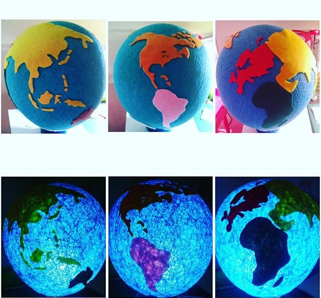 montessori di rumah DIY GLOBE